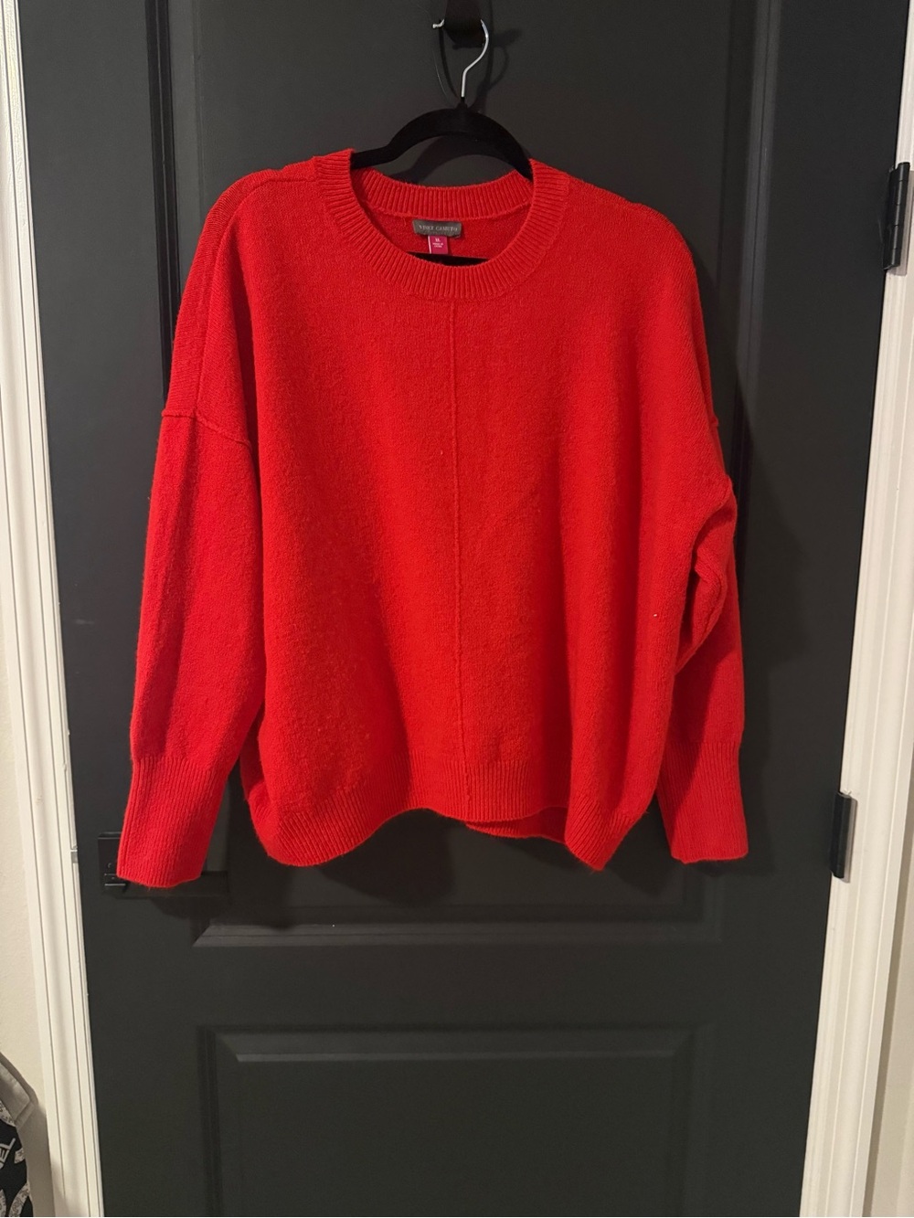 Vince Camuto Red Crewneck Women's Sweater